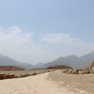 camino en caral personas con discapacidad