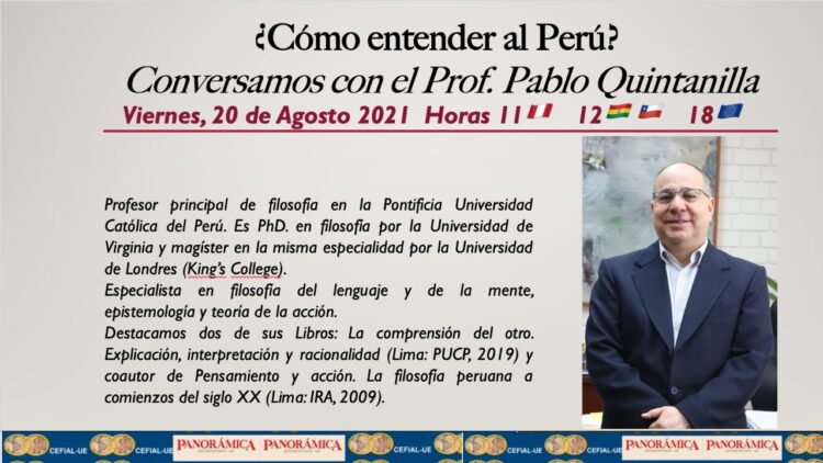 ¿Cómo entender al Perú? Conversamos con el prof. Pablo Quintanilla