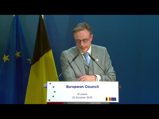 De Wever «los activos rusos congelados e inmovilizados».