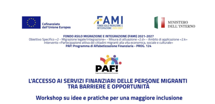 Workshop su idee e pratiche per una maggiore inclusione. Progetto PAF!