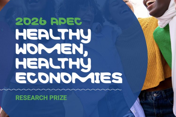 Abierta la convocatoria para el Premio de Investigación Mujeres Saludables de la APEC 2026.