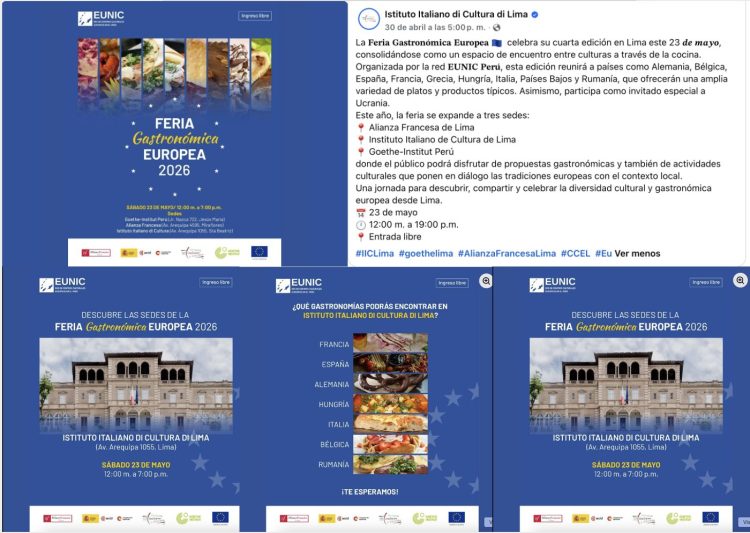 Feria Gastronómica Europea Sábado 23 de mayo 12.00m a 19.00