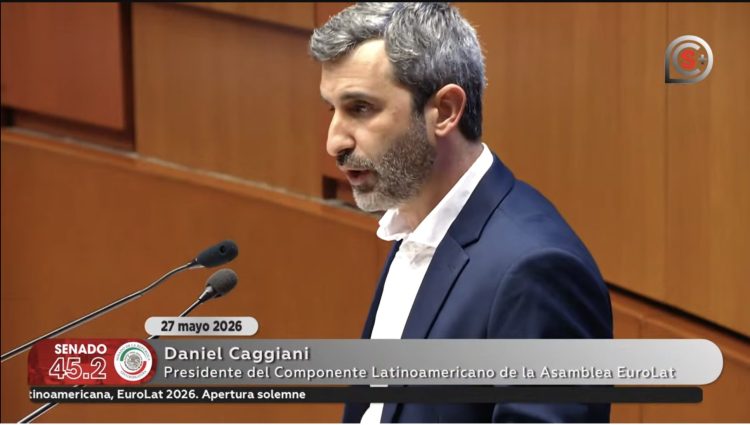 Co-presidente EUROLAT, senador Daniel Caggiani Gómez