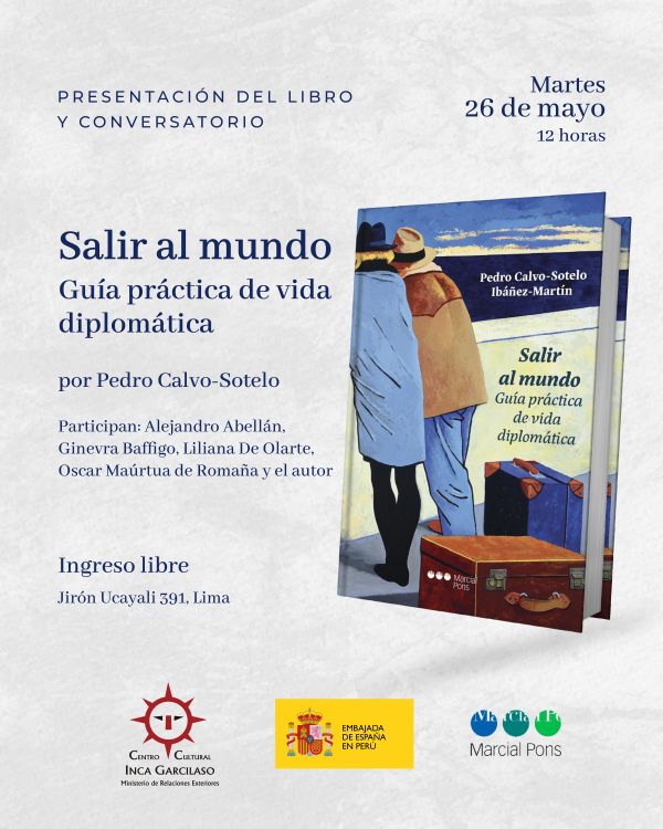Invitación CCIG: Salir Al Mundo de Pedro Calvo-Sotelo. Martes 26 de mayo horas 12:00
