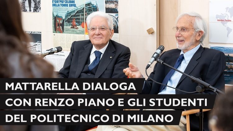 El presidente Mattarella en el Politecnico de Milán