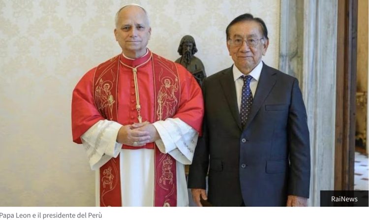 Udienza in Vaticano tra Leone XIV e il Presidente Balcázar: visita in Perù a novembre