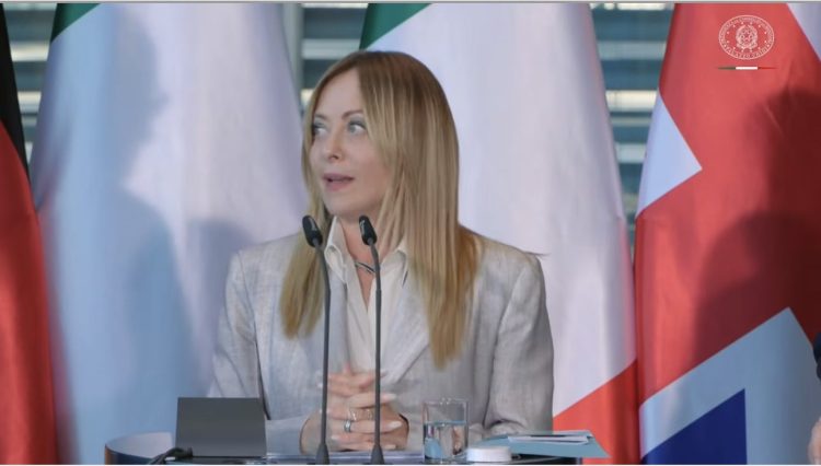E5. L’intervento del Presidente Meloni