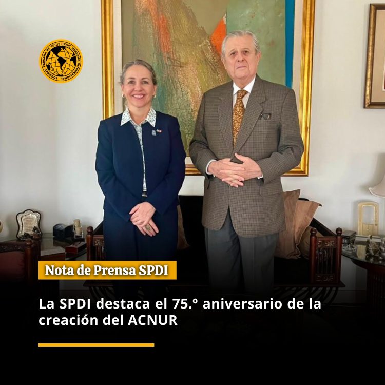 La SPDI destaca el 75.º aniversario de la creación del ACNUR