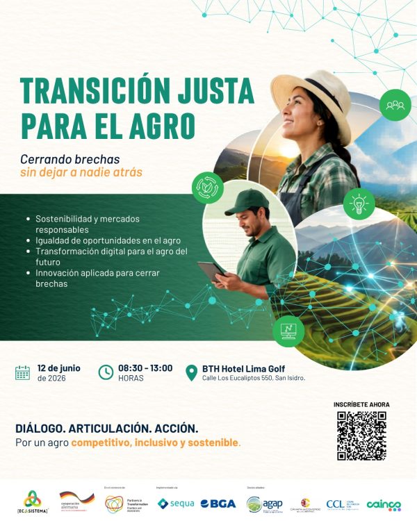 Estás invitado. “Transición Justa para el Agro: Cerrando brechas sin dejar a nadie atrás”