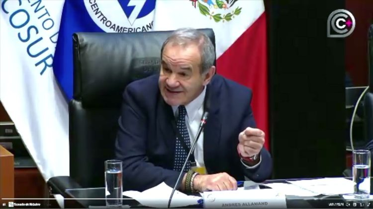 México 2026. Asamblea EUROLAT. Presidente Caggiani – Andrés Allamand