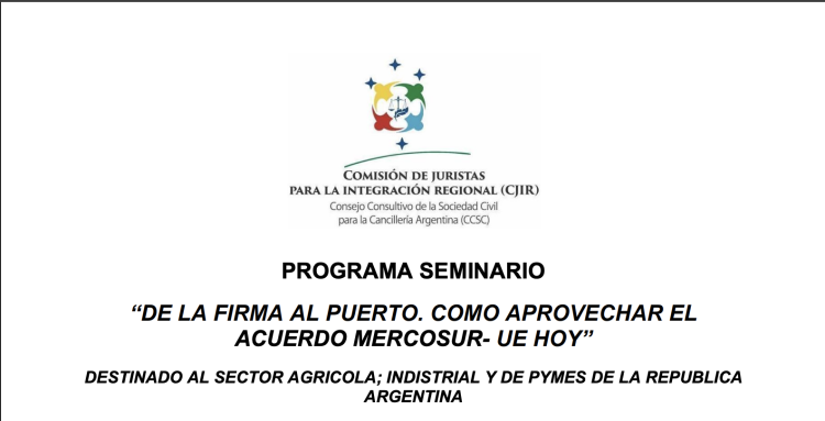Seminario Virtual «De la Firma al Puerto»