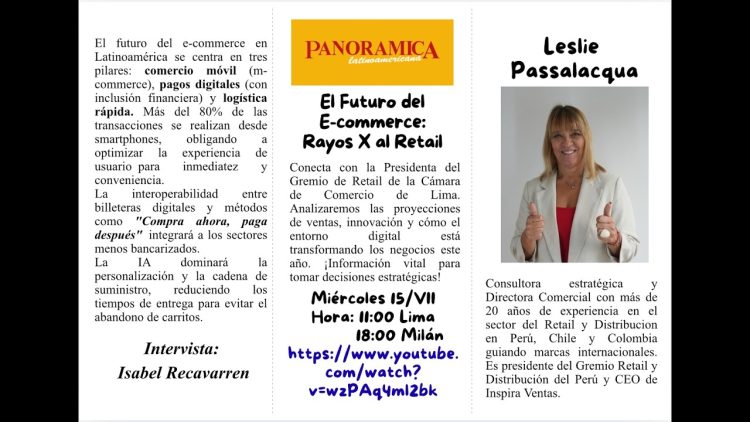 Entrevista video a Leslie Passlacqua – El futuro del e-commerce
