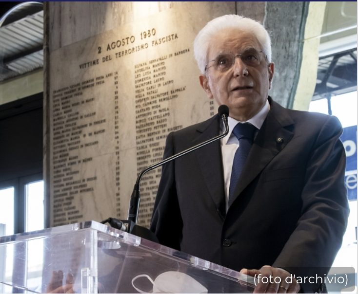 Presidente Mattarella en el 46 Aniversario de la Estación de Trenes de Bolonia