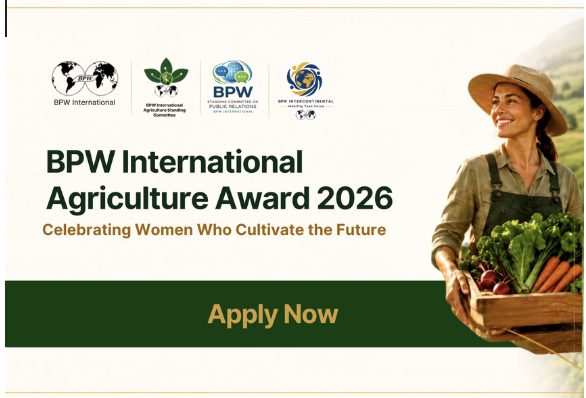 BPW International Agriculture Award 2026: Applications Are Open (ES)