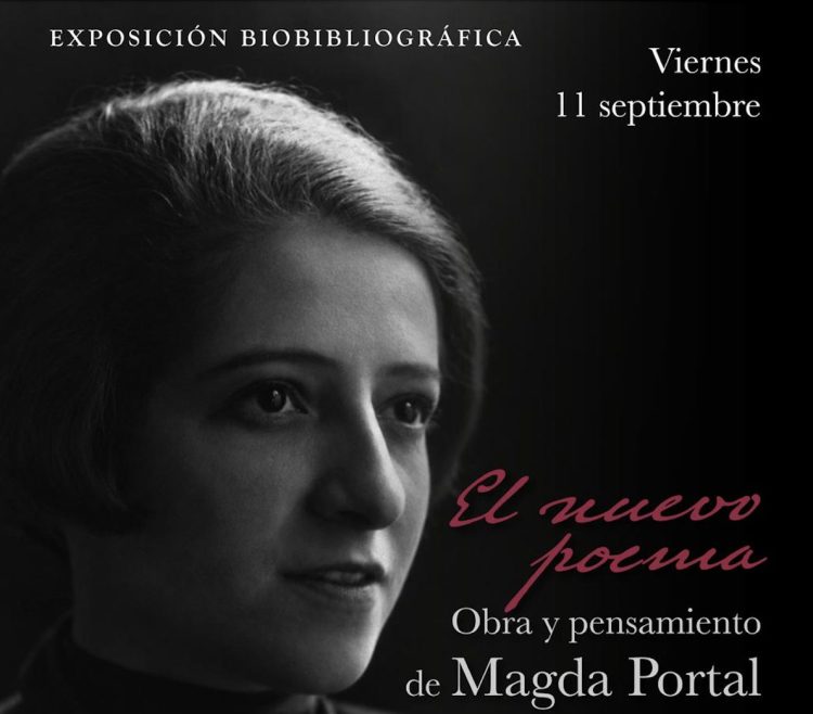 Invitación: Centro Cultural Garcilaso Viernes 11 de Septiembre Horas 12 «Obra y Pensamiento de Magda Portal»