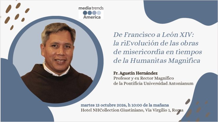 Invitación: Fr. Agustín Hernández Profesor y Rector Magnífico. Martes 3/10 horas 10:00 en Roma