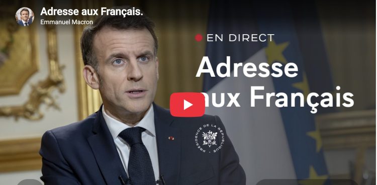 Discurso del Presidente de la República Macron